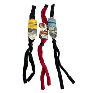 Chums Unisex Original Eyewear Retainer 3 Pack 2 Black 1 Red New 0820